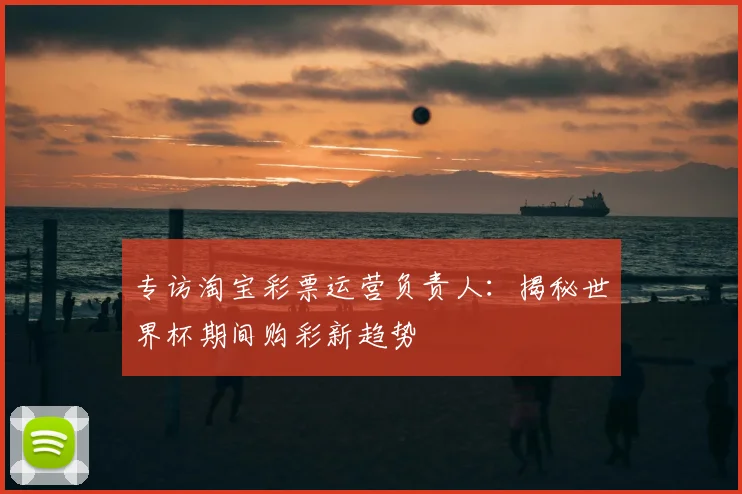 专访淘宝彩票运营负责人:揭秘世界杯期间购彩新趋势